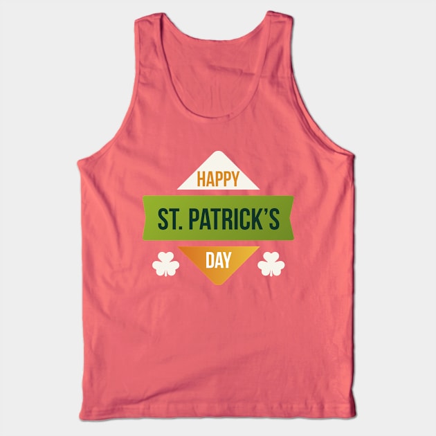 Happy St Patricks Day Tank Top by vladocar